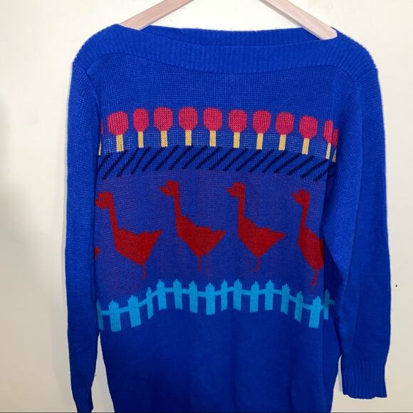 VNTG GREAT TIMES wool crewneck sweater - Picture 3 of 5